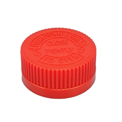 28mm 42mm Customize Child Safety Cap Resistant Cap For Medicine Bottles