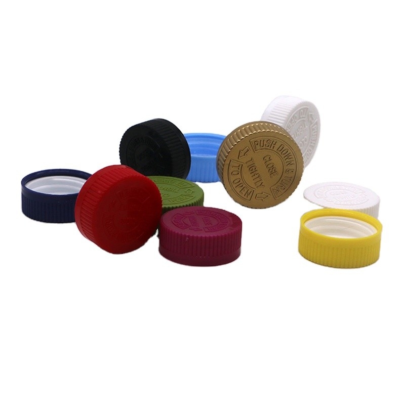 28mm 42mm Customize Child Safety Cap Resistant Cap For Medicine Bottles