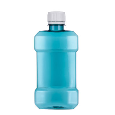 Bottiglia di plastica 120ml 4oz del colluttorio dell'animale domestico vuoto trasparente