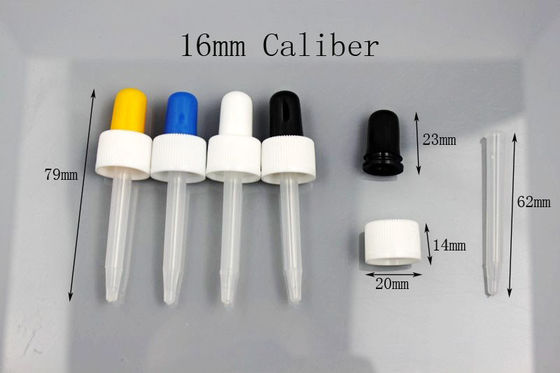 Chiaro UV di plastica della bottiglia del contagoccia 60ml placcato