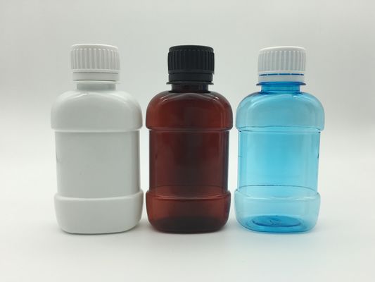Rosa di plastica Mini Mouthwash Bottles Flat 250ml del PE
