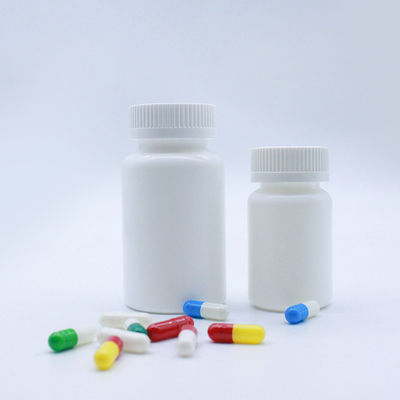 Le piccole bottiglie di plastica della medicina del PE 100ml largamente dicono la timbratura calda